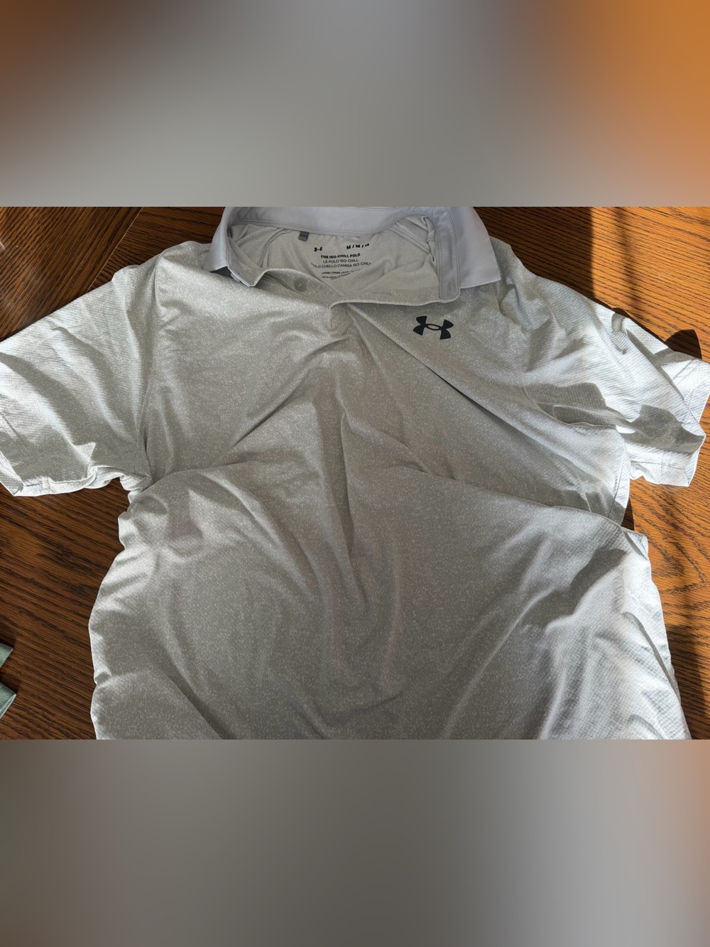 Under Armour Men’s Light Silver Heather Polo
